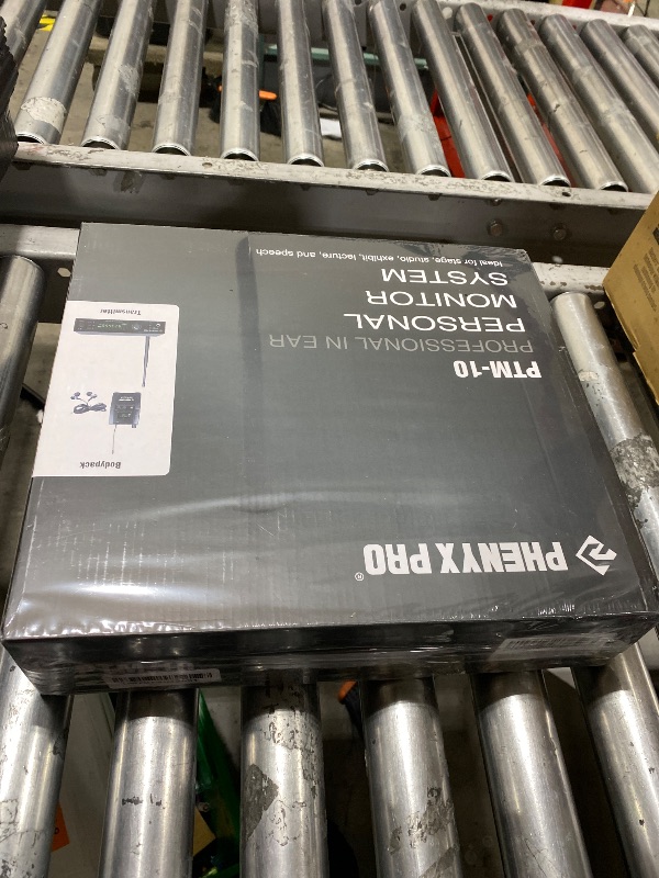 Photo 1 of Phenyx Pro UHF Stereo Wireless in Ear Monitor System, Wireless IEM, 900MHz Band Selectable Frequency, Rack Mountable, 160 ft. Operation, Suitable for Stage, Studio, Exhibit, Lecture, Speech (PTM-10)