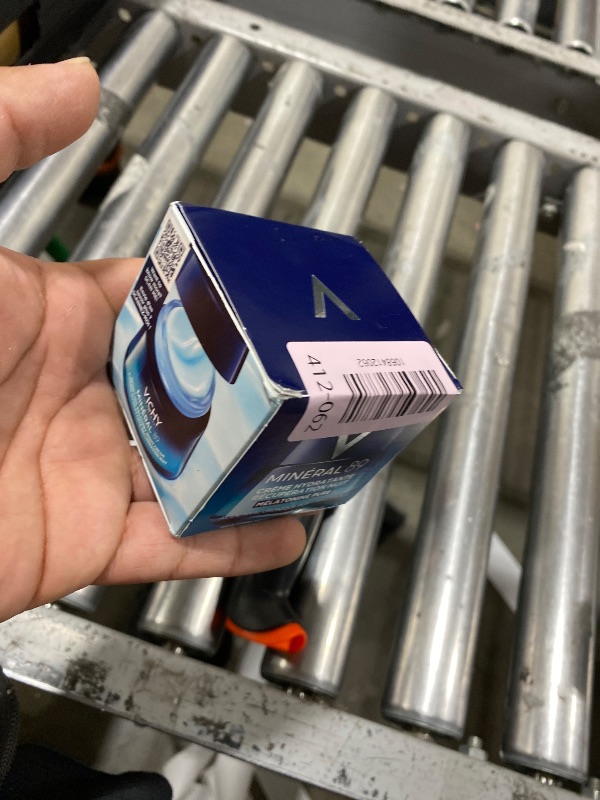 Photo 1 of VICHY Minéral 89 Moisture Recovery Night Cream, Face Moisturizer with Hylauronic Acid, Melatonin & Minerals for Skin Barrier Repair, Plumps Skin, Non-Greasy, 50ml