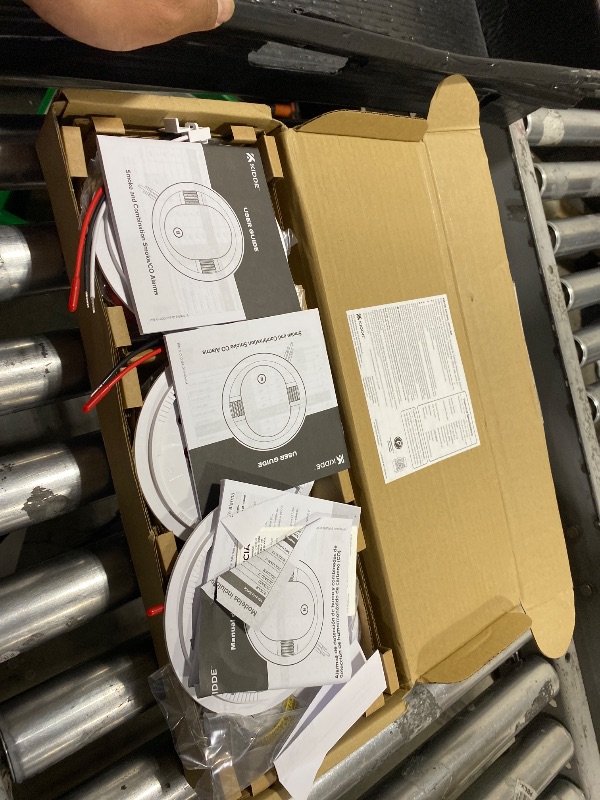 Photo 1 of Kidde  And Carbon Monoxide Detector, Hardwired with AA Battery Backup, LED Status Lights, Interconnected, 85 dB Alarm, 5 inches, 3-Pack