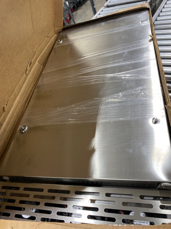 Photo 1 of RAPSUAR Under Counter Ice Maker, Ice Maker Machine Commercial, 120Lbs/24H with 35lbs Storage Bin, 40Pcs Cubes in 10Mins, Built in Ice Machine for Home Office Commercial