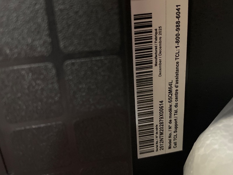 Photo 1 of TCL 65-Inch QM64L Series QLED 4K Smart QD-Mini LED TV with Fire TV (65QM64L, 2026 Model) New Halo Control System, LD500 Precise Dimming Series, High Contrast HVA Panel, 144Hz Native Panel Refresh Rate