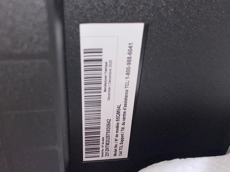 Photo 1 of TCL 65-Inch QM64L Series QLED 4K Smart QD-Mini LED TV with Fire TV (65QM64L, 2026 Model) New Halo Control System, LD500 Precise Dimming Series, High Contrast HVA Panel, 144Hz Native Panel Refresh Rate