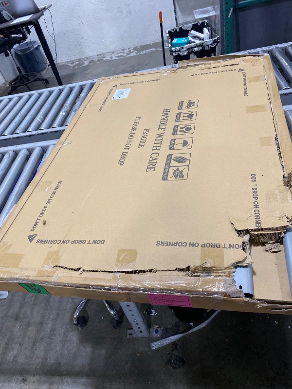 Photo 1 of INNOVART Mobile Whiteboard 48" x 36", 360° Reversible Double Sided Magnetic Dry Erase Board with Portable Rolling Stand on Wheels, Easel Standing Board with Aluminum Frame