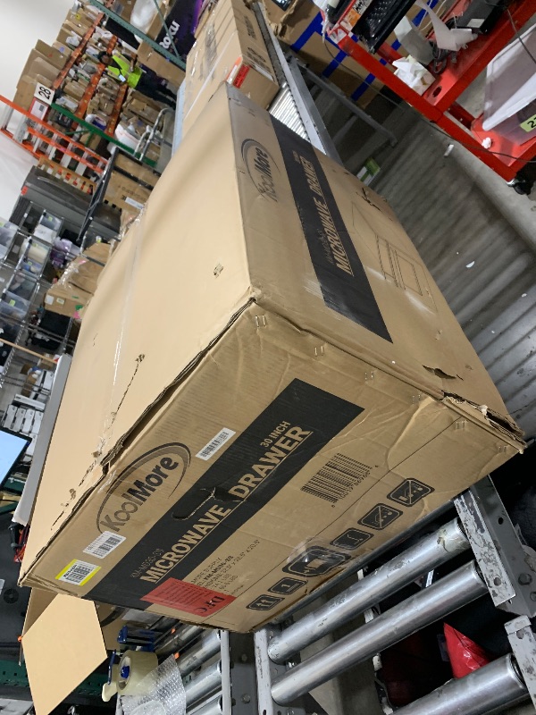 Photo 1 of KoolMore 30 in. Microwave Drawer, 1.2 cu. ft. Capacity in Stainless-Steel (KM-MD30-SS)