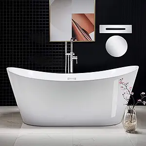 Photo 1 of WOODBRIDGE B0017-C-Drain &O Bathtub, Chrome
