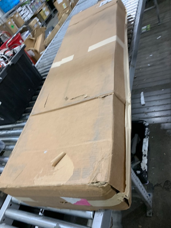 Photo 1 of Deco 79 62765 Large Contemporary Metallic Silver & Brown Bookshelf with Grid Silhouette, 63” x 69”