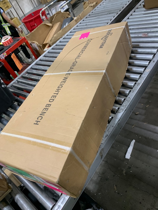 Photo 1 of BODYRHYTHM Commercial-grade Weighted Bench, 1300LBS Weight Capacity Strength Training Bench, Heavy-duty Adjustable Workout Bench for Garage and Home Gym Workouts, Weight Lifting, and Bench Press. (Black)