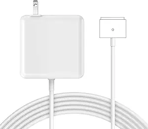 Photo 1 of 85W Mac Book Pro Charger,Charger Adapter with Fast Charging,Replacement AC 2T-Tip Connector Power Adapter,Laptop Charger Compatible with MacBook pro & Air 13 inch-15 inch Retina After Mid 2012