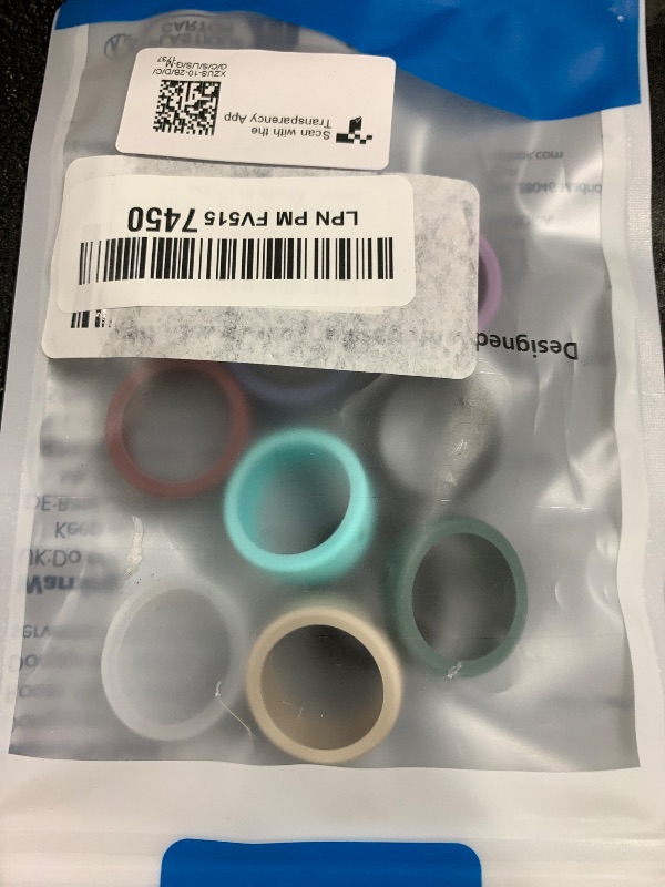 Photo 1 of 10 Pack Ring Cover Compatible with Oura Ring Gen 4/4 Ceramic, Oura Ring Gen 3 Horizon/Heritage, Support Charging with Cover on, Anti-Scratch Elastic Silicone Ring Protector for Men Women Working Out