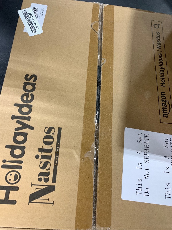 Photo 1 of HolidayIdeas Outdoor Patio Curtains Waterproof with Rod Pocket 6 Panels 54x120 Inch- Weatherproof Balcony Outdoor Curtains for Apartments,Porch, Gazebo, Pergola, Sliding Glass Door, Grey