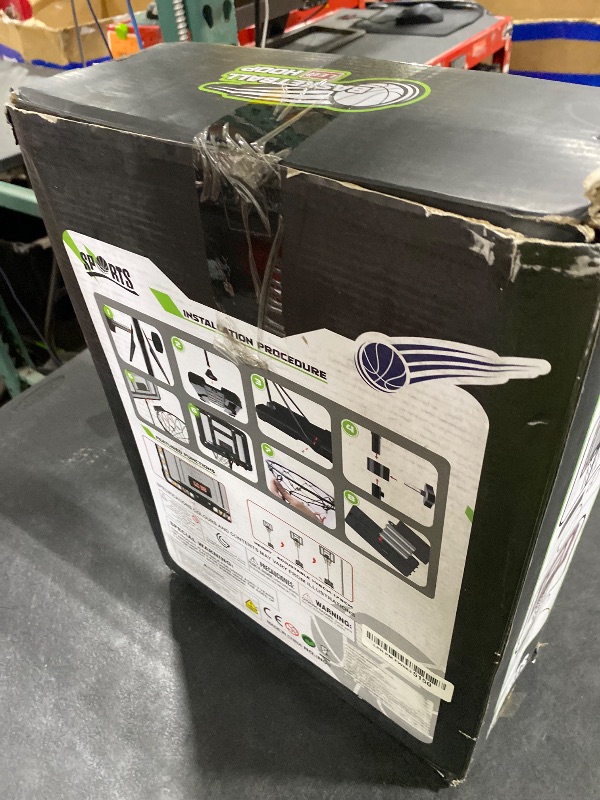 Photo 1 of Kids Indoor Basketball Hoop with Scoreboard & Timer,Toddler Adjustable Height 3ft-5.8ft Basketball Hoop with Stand Goal Toy for Outdoor Backyard,Sports Game Play for Boys Age 3 4 5 6 7 8