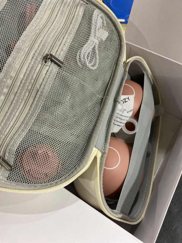 Photo 1 of Momcozy Wearable Breast Pump, Hands Free Upgraded Mobile Flow | M9, App Discreet Control with Personalized Multi-Modes & 15 Levels, Wearable Breast Pump 24mm, 2 Pack Cozy Red