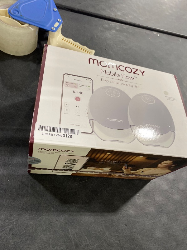Photo 1 of Momcozy Breast Pump Hands Free Upgraded Mobile Flow | M9, App Discreet Control with Personalized Multi-Modes & 15 Levels, Wearable Breast Pump 24mm, 2 Pack Gray