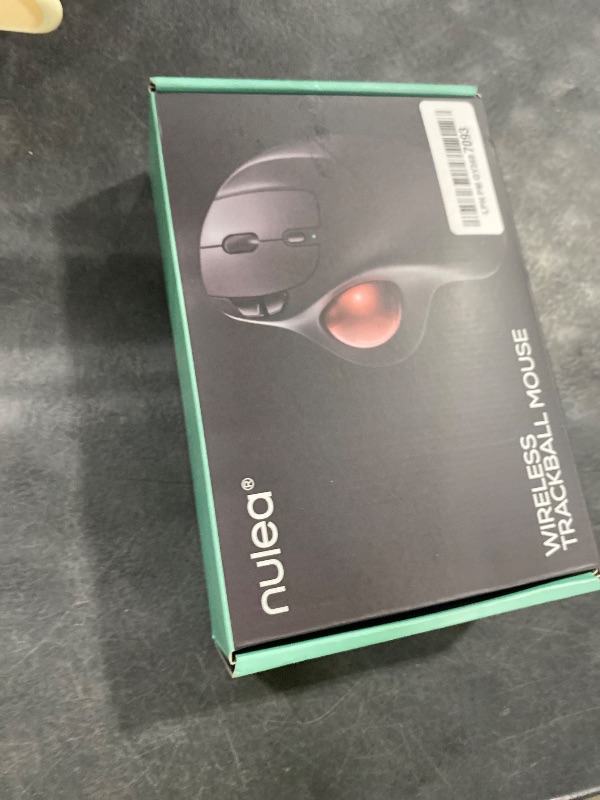 Photo 1 of Nulea M501 Wireless Trackball Mouse, Rechargeable Ergonomic, Thumb-Controlled, Smooth Precision, 3-Device Connect (Bluetooth/USB), Fits PC, Laptop, Mac, Windows?Dusty Pink?