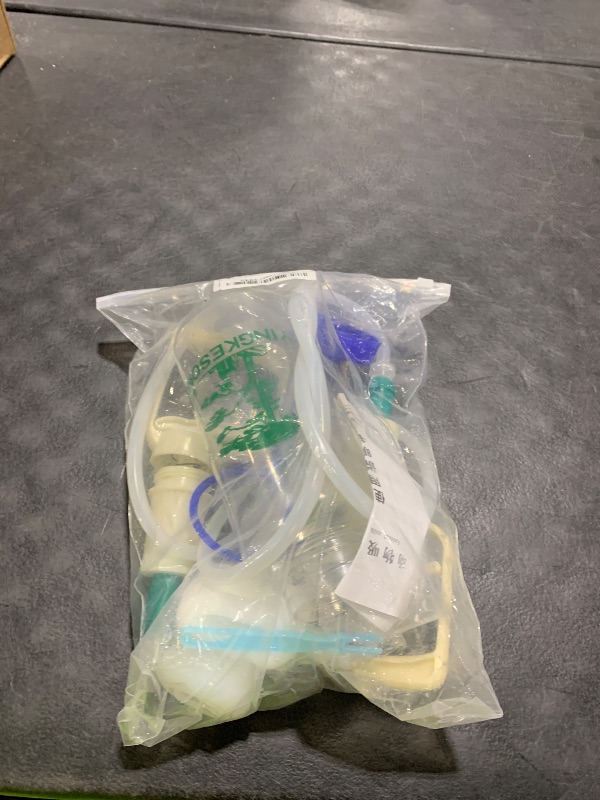 Photo 1 of Yardwe Manual Milking Machine for Cows and Goats, Portable Hand Vacuum Pump Milking Kit with Single Teat Pump for Farm and Home Use, 1000ML