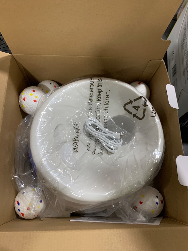 Photo 1 of Automatic Dog Ball Launcher, Dog Ball Throw Launcher, 3 Adjustable Distance 20-45FT, with 6 2.3-inch ETPU Balls, for Small/Medium Dogs, Indoor and Outdoor Interactive Toys