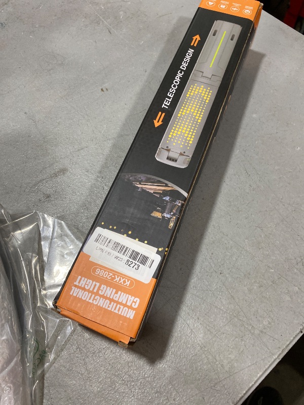 Photo 1 of Rechargeable 8000mAh Camping and Work Light with Adjustable Stand 3.4 ft, 3000 Lumen Cordless Work Light Featuring 3 Adjustable Heads, Dimmable Emergency Flashlight with Telescopic TripodLPNPMFW2218273