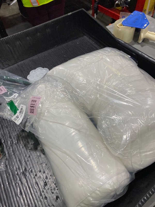 Photo 1 of MINUPWELL 2 Packs Ultra Flat Pillows for Sleeping Thin, 7D High Support 2.5 inch Height Ultra Thin Pillows,Slim Bed Pillows for Stomach Sleeper,Queen Size -18x30 in