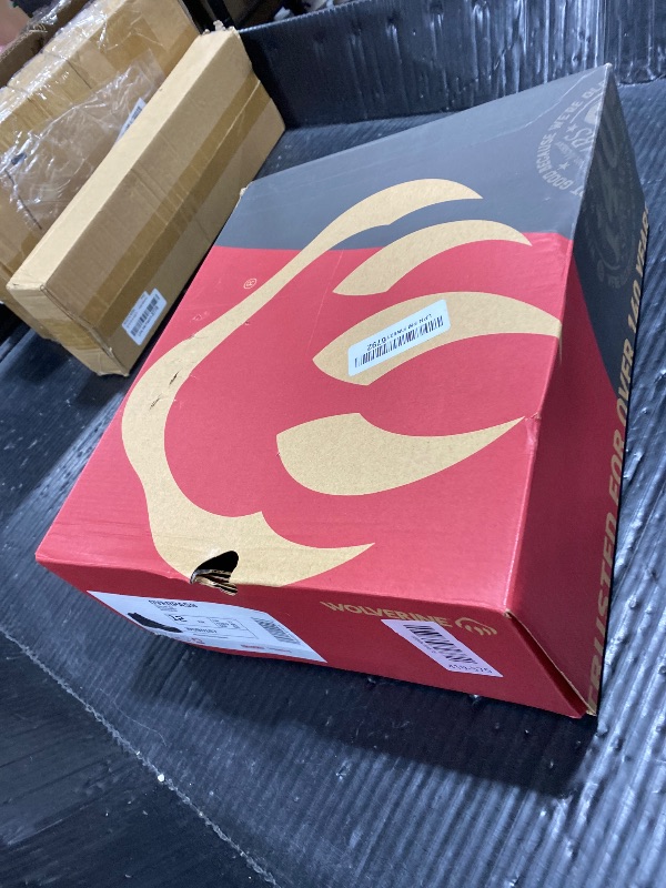 Photo 1 of Wolverine Men'sOverpass 6" Mid Composite Toe Waterproof Work Boot, Black/Grey, 12 X-Wide