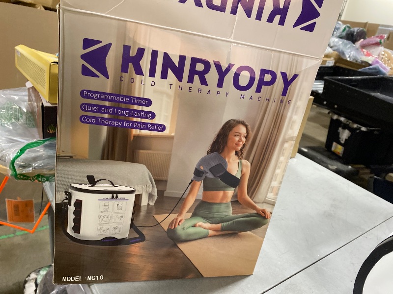 Photo 1 of Cold Therapy Machine for Shoulder with Programmable Timer, Portable Ice Machine for Shoulder After Surgery, Lightweight Replacement Recovery System, Cryotherapy Pain Relief w/Compression Pad