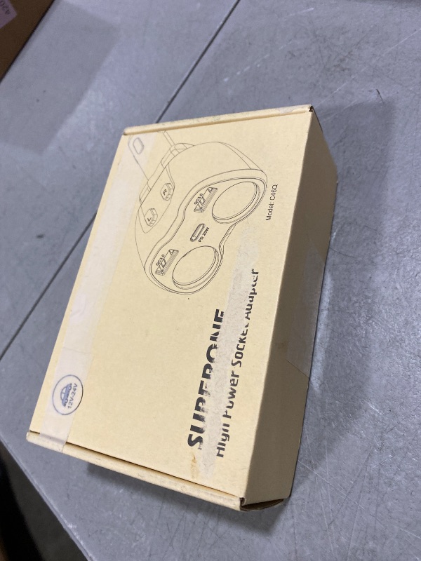 Photo 1 of [2025 Upgraded] Cigarette Lighter Splitter, SUPERONE 180W 2-Socket Cigarette Lighter Adapter with Dual QC3.0 and 20W PD USB C Car Charger Splitter for GPS/Dash Cam/Laptop/iPad/iPhone 17/16/15/14/13/12