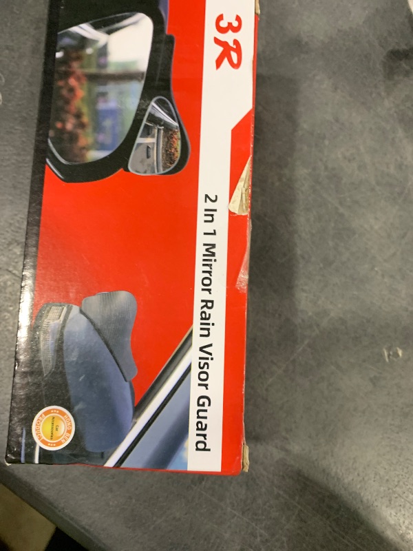 Photo 1 of LivTee Blind Spot Mirror with Side Mirror Rain Guard, Carbon Fiber 2-in-1 Side Mirror Covers Kit with Wide Angle Adjustable Stick for Cars SUV and Trucks, Pack of 2