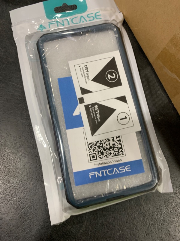 Photo 1 of FNTCASE for Samsung Galaxy S25-Plus Case: for Galaxy S24-Plus Case with [Built-in Screen Protector & Kickstand] [Military-Grade Drop Protection] Heavy Duty Protective Full Body Shockproof TPU Blue