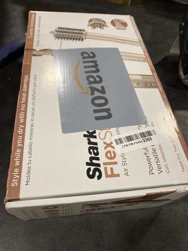 Photo 1 of Shark FlexStyle Air Styling & Drying System, Powerful Hair Blow Dryer & Multi-Styler with Auto-Wrap Curlers, Curl-Defining Diffuser, Oval Brush, & Concentrator Attachment, Stone, HD435