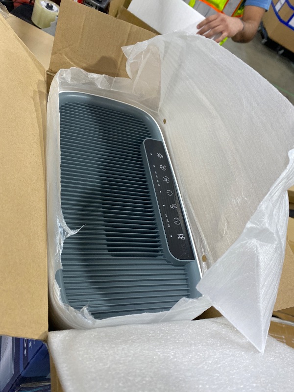 Photo 1 of Air Purifiers for Home Large Room, Cover Up to 2400 Ft² with True HEPA Filter, Smart Mode, PM2.5 Air Quality Display, 22dB Sleep Mode, Aromatherapy with 2X-Purification & 360°Air Outlet, HAP603