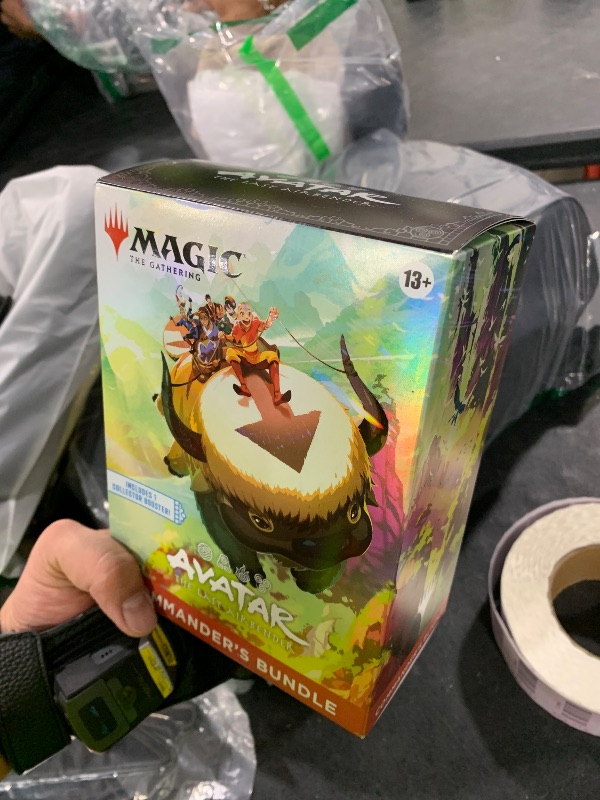 Photo 1 of Magic: The Gathering | Avatar: The Last Airbender Commander’s Bundle | Includes 1 Collector Booster, 9 Play Boosters, 5 Borderless Cards, 30 Lands + Exclusive Accessories