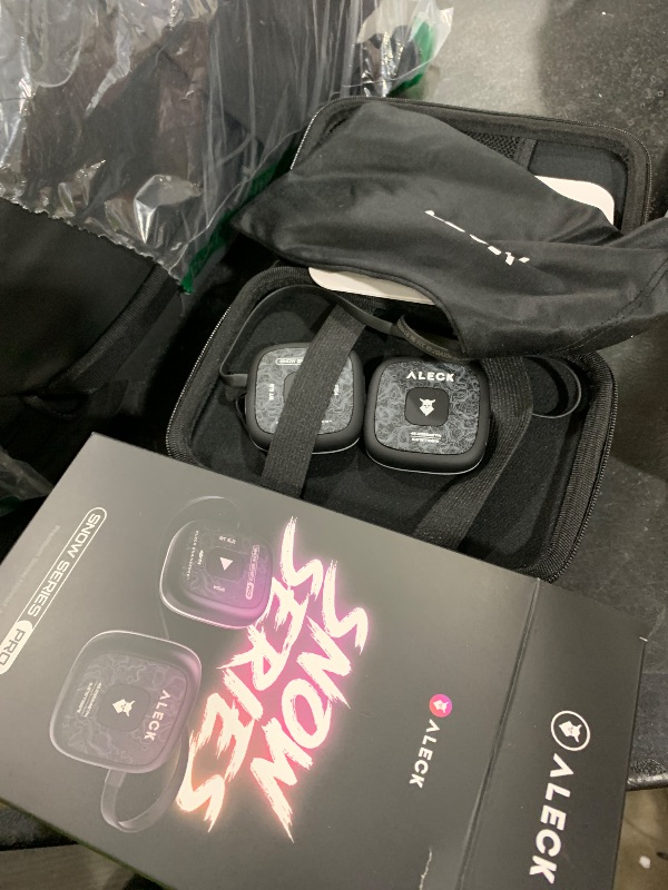 Photo 1 of ALECK Snow Series Pro Wireless Bluetooth Ski & Snowboard Helmet Speakers, Fits Audio-Ready Helmet Ear Pockets, Glove Friendly Controls, Built-in Mic for Hands-Free Calls