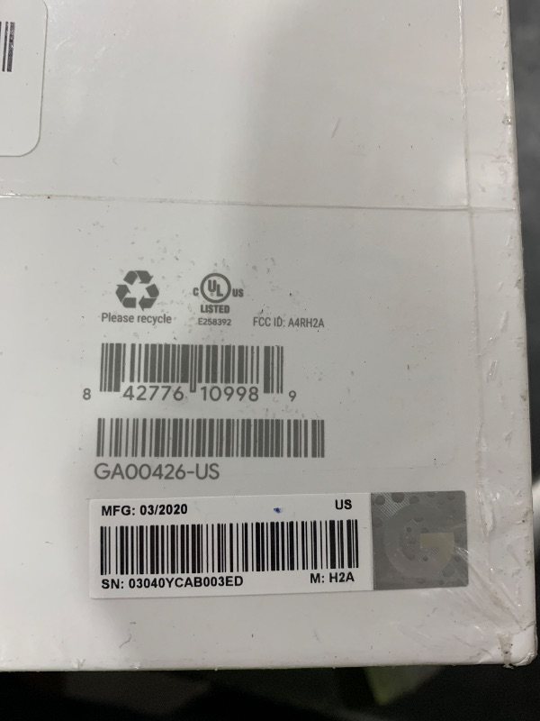 Photo 1 of Google Nest Hub Max, Japan Model, Multi Language Nest Hub 10-inch with English Compatibility, H2A GA00426-JP (Chalk)