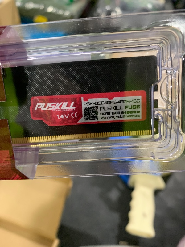 Photo 1 of PULSKILL DDR5 RAM 32GB Kit (2x16GB) 6400MHz CL40 Desktop Memory - Compatible with Intel 700/600 Series (XMP 3.0) & AMD Ryzen 7000 (Expo) - UDIMM 288-Pin 1.35V Computer Memory for Gaming PC