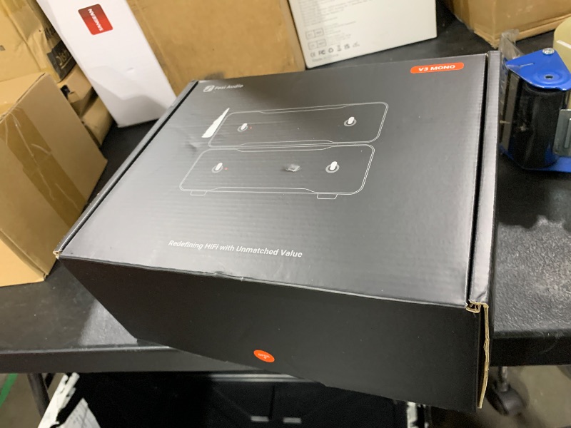 Photo 1 of Fosi Audio Two V3 Mono Power Amplifier 240W Class D AMP with TPA3255 Chip, RCA/XLR Balanced Inputs, 48V/10A Power, for Home Audio Speakers & Home Theater