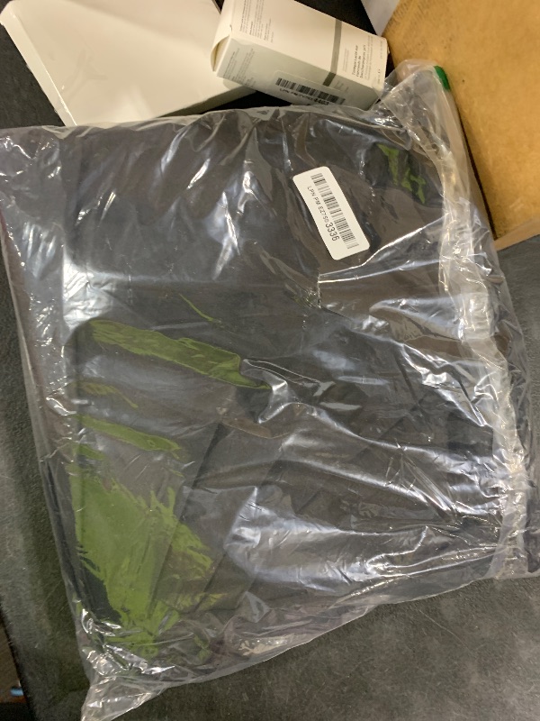 Photo 1 of Xscape Women's Long 3/4 Sleeve V-Neck Side Ruched Gown (Reg and Petite), Black, 12P