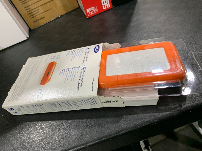 Photo 1 of LACIE Z230636-240FLaCie Rugged Mini USB 3.0 2TB External Hard Drive + Case Logic Portable Hard Drive Case