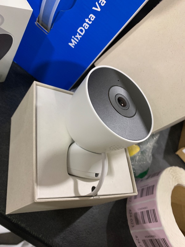 Photo 1 of Google Nest Cam Outdoor (Wired, 2nd Gen) - Security Camera with 2K Video and Gemini, Night Vision, 2-Way Audio - Works with Google Home - 2025 Model - Snow