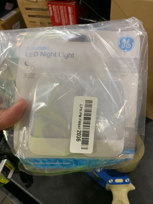 Photo 1 of GE LED Night Light, Plug-in, Dusk to Dawn Sensor, Warm White, Ambient Lighting, Ideal Kids Adults Nightlight for Bedroom, Bathroom, Nursery, Hallway, Kitchen, 30966, 2 Pack