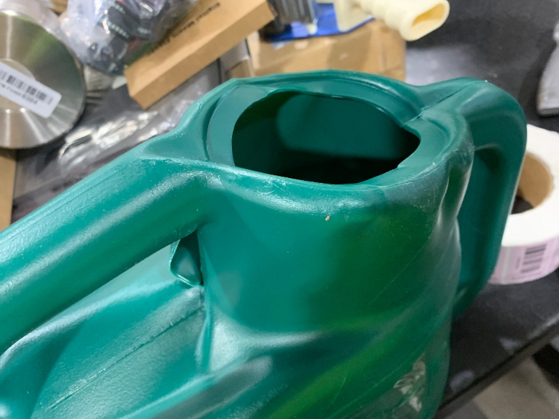 Photo 1 of 2 Gallon Watering Can, Garden Watering Can Outdoor, Plant Water Can with Removable Long Spout and Stainless Steel Sprinkler Head, Large Plastic Outdoor Watering Cans for Gardening Flower Plants(no spout included and container is dented but still able to h