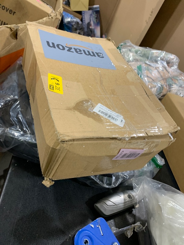 Photo 1 of 1 Pcs 7.3'' Round Large  and 1 Rectangle shaped 4 x 7.5" Shallow Succulent Ceramic Planter Pots with Drainage Hole Drip Glazed Shallow Bonsai Pot with Bamboo Tray for Indoor Outdoor Decor Cactus Flower (White)