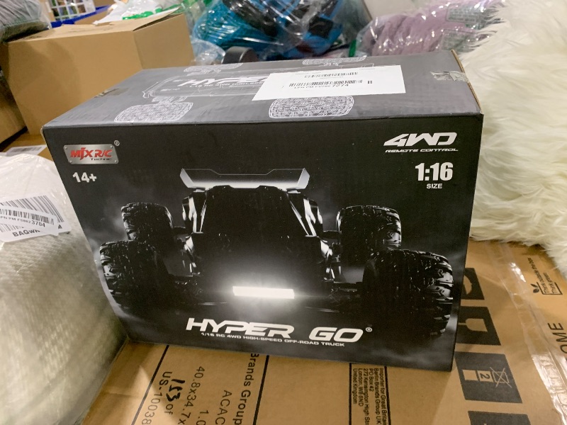Photo 1 of HYPER GO H16BM 1/16 RTR Brushless High Speed Electric 4X4 Off-Road Fast RC Car, Max 42mph, RC Truck, Remote Control, 2 Lipo Batteries for Adult, Compatible with 3S Lipo