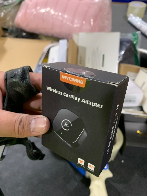 Photo 1 of ?2026 Upgarded?Wireless CarPlay Adapter for iPhone, Mini USB Design for Cars with Wired CarPlay, Fast Connection,5.8GHz WiFi,No Delay, Compatible with iOS 10+ & iPhone 6+, USB/Type C,Plug and Play