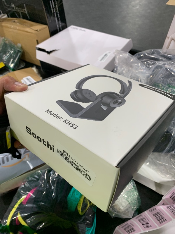 Photo 1 of (Upgraded Version) Wireless Headset, Bluetooth Headset with Noise Cancelling Microphone, Best Headphones with Mic Mute & USB Dongle for PC/Computer/Laptop/Cell Phones/Remote Work/Call Center