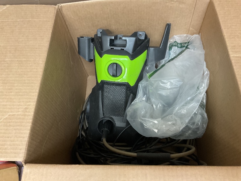 Photo 1 of Electric Pressure Washer - 3000PSI Electric Power Washer with 33FT Pressure Hose, 33FT Power Cord, 4 Nozzles,450ML Foam Bottle, High Pressure Washer for Cars, Fences, Patios, Driveways