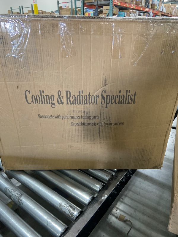 Photo 1 of EGINCOOLER 3 Row Core Aluminum Radiator for 1972-1986 Jeep CJ5 CJ6 CJ7 GM Chevy V8 Engine at/MT All Aluminum 3 Core Radiator 1973 1974 1975 1976 1977 1978 1979 1980 1981 1982 1983