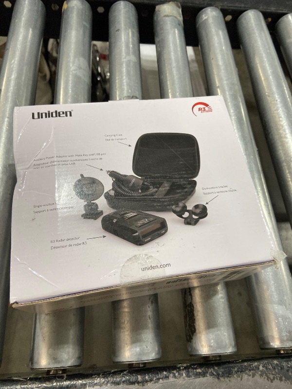 Photo 1 of Uniden R3 EXTREME LONG RANGE Laser/Radar Detector, Record Shattering Performance, Built-in GPS w/ Mute Memory, Voice Alerts, Red Light & Speed Camera Alerts, Multi-Color OLED Display , Black