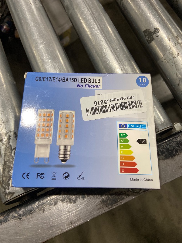 Photo 1 of ALIDE G9 5W Led Bulbs 4000K Natural White,50W 60W Halogen Equivalent,AC120V T4 G9 Bi-pin Neutral White Led Bulbs for Chandelier Home Lighting,550LM,10Pack, Non-dimmable