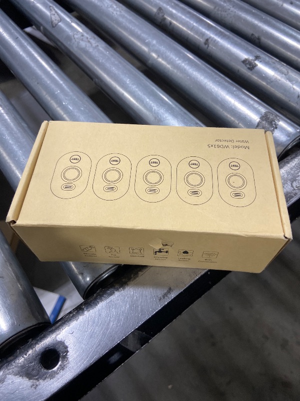 Photo 1 of 5 Pack Water Leak Detectors for Home, 100dB Water Sensor Alarm for Basement,Flood Leakage Detection Devices for Pipe/Drain/Sink/Faucet Drip Alert,Floor Flooding in Bathroom/Kitchen/Toilet/Laundry Room