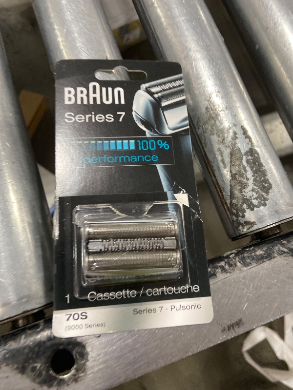 Photo 1 of Braun Series 7 70S Electric Shaver Head Replacement Cassette – Silver