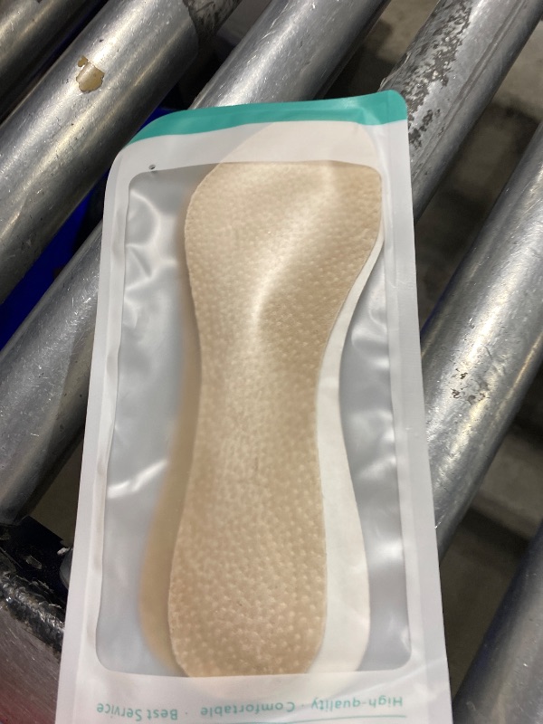 Photo 1 of (2 Pairs) Pigskin Non-Slip High Heel Cushion Inserts Arch Support, Shock & Sweat Absorption, Adhesive Shoe Insoles for Dress Shoes Flats Boots Sandals Relief Blister Callus Pain, Fits Women 5-8 Size